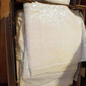 Sequin Iridescent Table Runners x 12